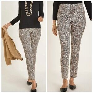 Chico's Leopard Print Ankle Pants